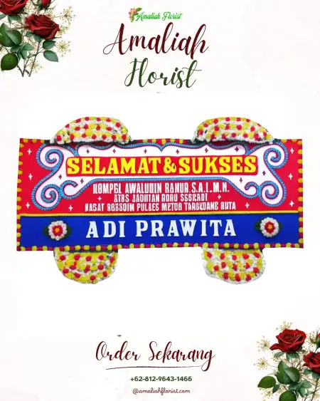 Papan Bunga Ucapan Selamat Lebak Denok